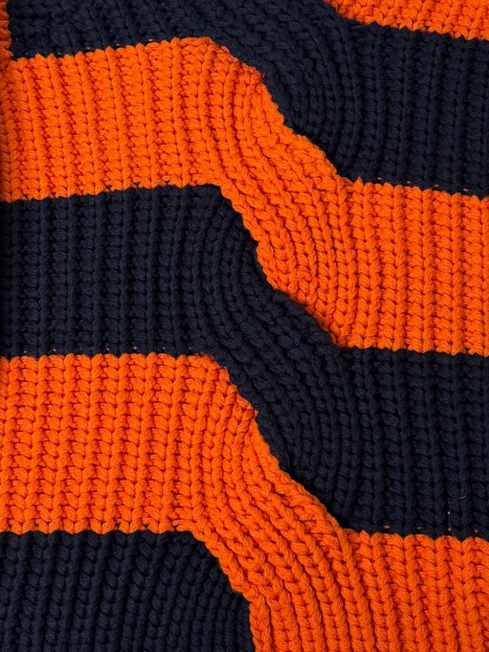 ZARA CHUNKY KNIT COLORBLOCK OVERSIZE SUMMER TO AUTUMN PREPPY CLASSIC CASUAL S - Picture 4 of 11